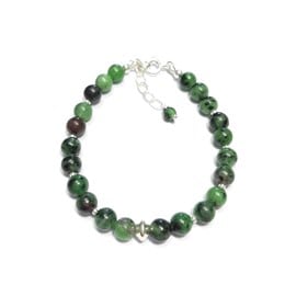 Bracelet zoisite argent 925