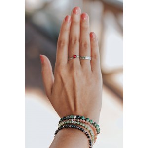Bracelet zoisite argent 925