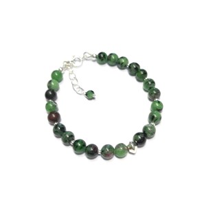 Bracelet zoisite argent 925
