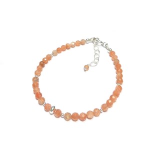 Bracelet pierre de soleil argent 925