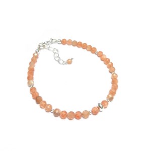 Bracelet pierre de soleil argent 925