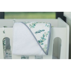 Cape de bain en coton et bambou