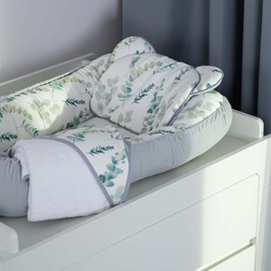 Grande cape bain coton bambou eucalyptus