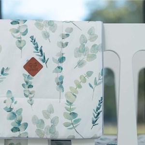 Couverture plaid réversible eucalyptus