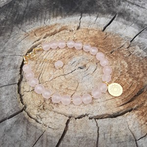 Bracelet quartz rose chakra anahata
