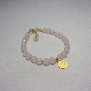 Bracelet quartz rose chakra anahata