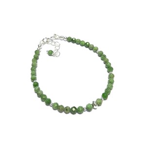 Bracelet diopside argent 925