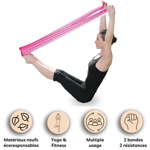 Coffret 5 accessoires yoga lover