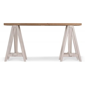 Console bois blanc - bréanna décoration