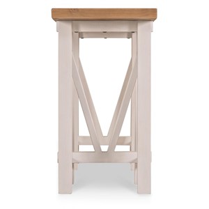 Console bois blanc - bréanna décoration