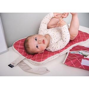 Set à langer nomade en sherpa dusty