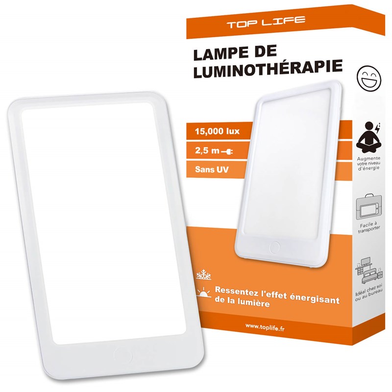 Top Life - Lampe de luminothérapie 15000 lux
