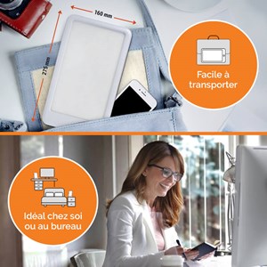 Lampe de luminothérapie 15000 lux