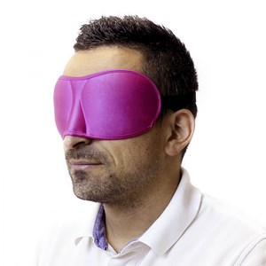 Lot de 2 masques de nuit - rose