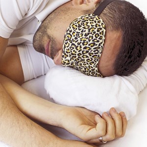 Lot de 2 masques de nuit - léopard