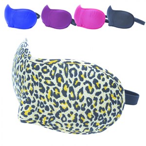 Lot de 2 masques de nuit - léopard