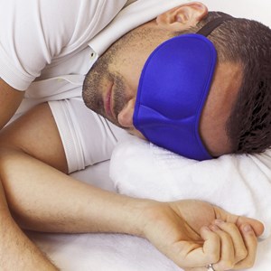 Lot de 2 masques de nuit - bleu