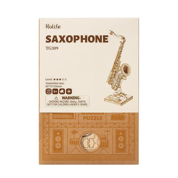 Saxophone Instrument De Musique Puzzle Jouet Éducatif - Temu France
