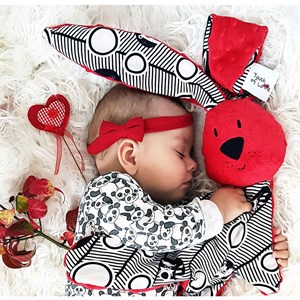 Grand doudou lapin bambou naissance