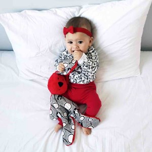 Grand doudou lapin bambou naissance