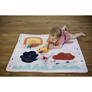 Tapis gabin lapin (80 x 80 cm)