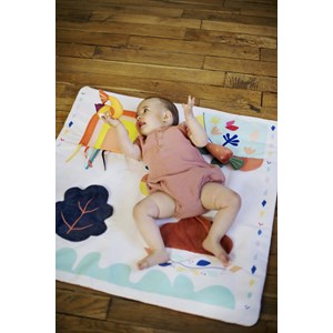 Tapis gabin lapin (80 x 80 cm)