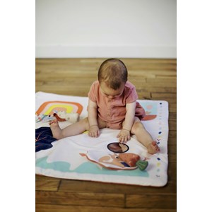 Tapis gabin lapin (80 x 80 cm)