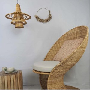Suspension en tiges de bambou design d45