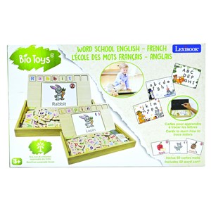 Bio toys l’ecole des mots bilingue français- anglais - jeu en bois
