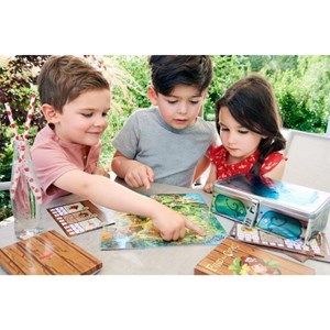 La chasse aux trésors sur l'ile