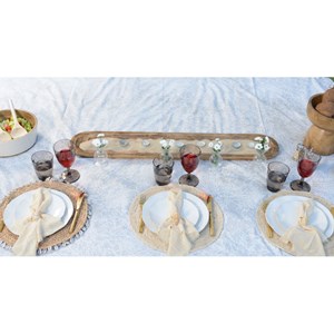 Verres à vin marron en acrylique - lot de 6