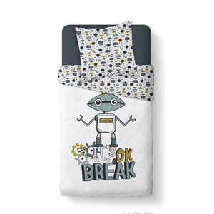 Housse de couette 140x200 kids kool robo