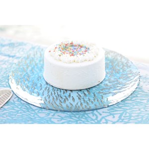 Plat de service bleue mer