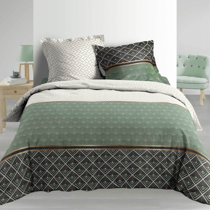 Douceur d'intérieur - Housse de couette 220x240 + 2 taies belo