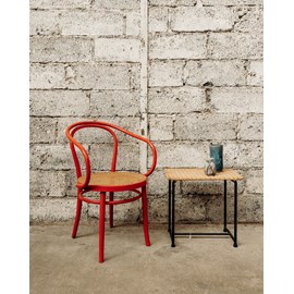 Ernest, le fauteuil rouge en bois n°58