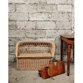 Antoine, le banc en osier n°142