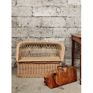 Antoine, le banc en osier n°142