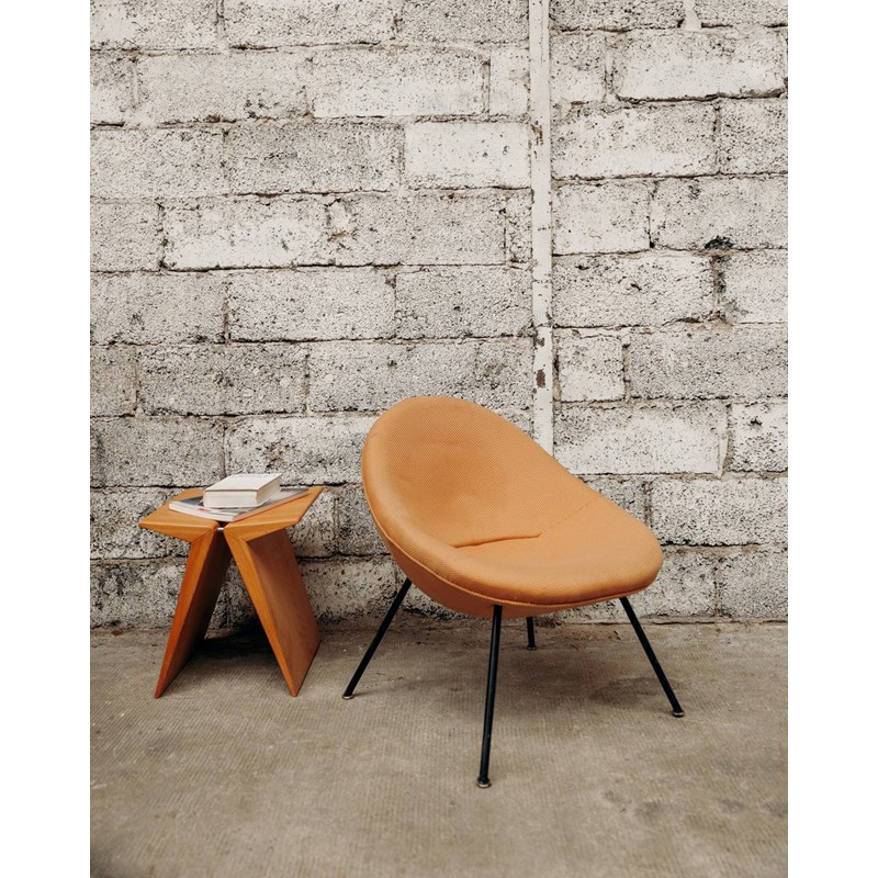 Debongout - Jakob, le fauteuil orange en tissu n°286