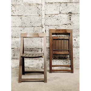 Alma, la paire de chaises pliantes n°262