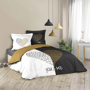 Housse de couette 220x240 + 2 taies miu