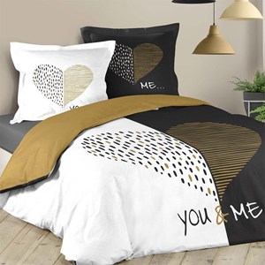 Housse de couette 220x240 + 2 taies miu