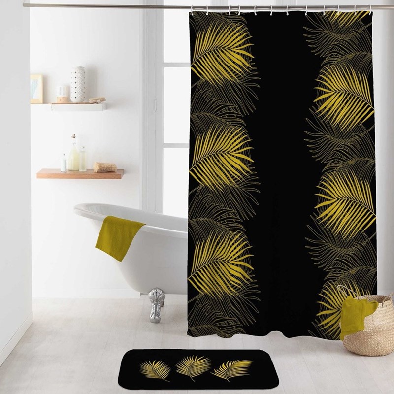Rideau de douche 180x200 orbella noir