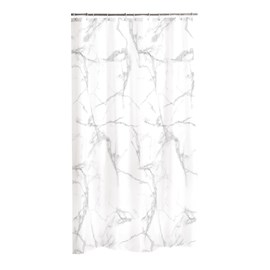 Rideau de douche 180x200 cm effet marbre
