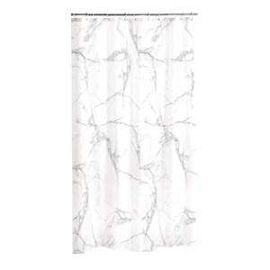 Rideau de douche 180x200 cm effet marbre