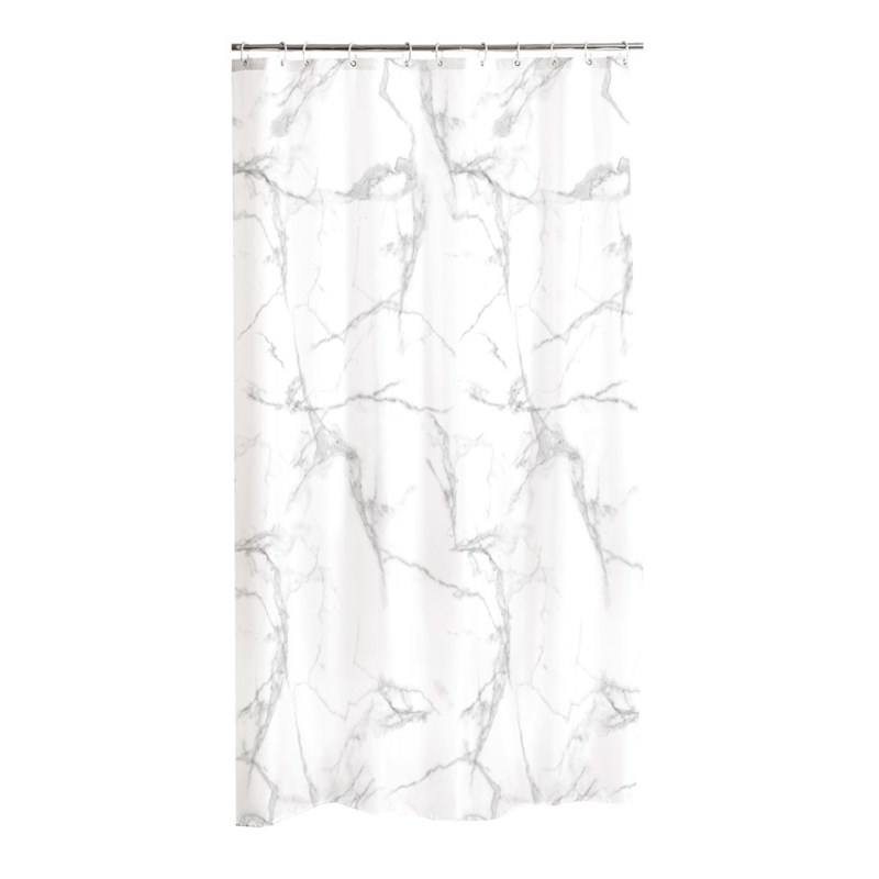 Rideau de douche 180x200 cm effet marbre