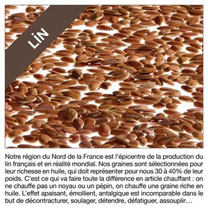 Bouillotte de lin la seule et unique