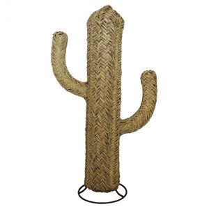 Cactus en fibres naturelles déco h 1m