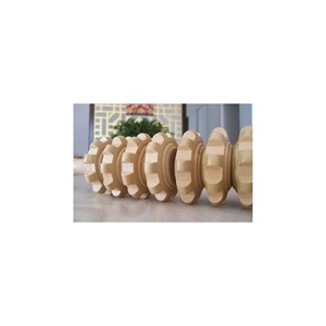 Rouleaux de massage en bois incurvé