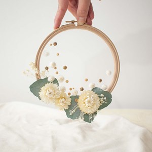Kit diy - créer son tambour fleuri