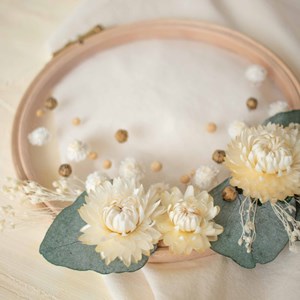 Kit diy - créer son tambour fleuri